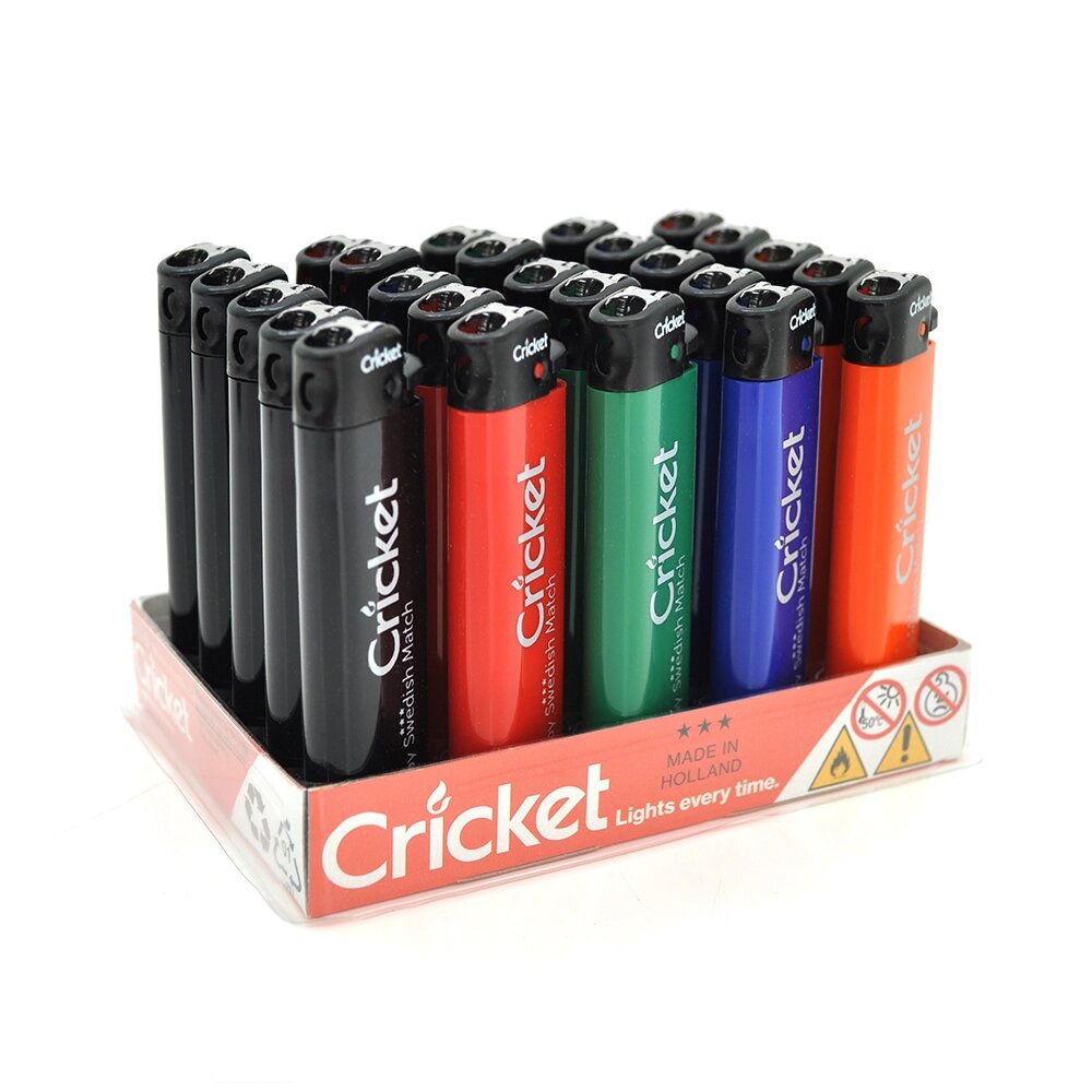 Запальничка Cricket, упаковка 25шт, ціна за упаковку, Mix color від компанії Price Killer - фото 1