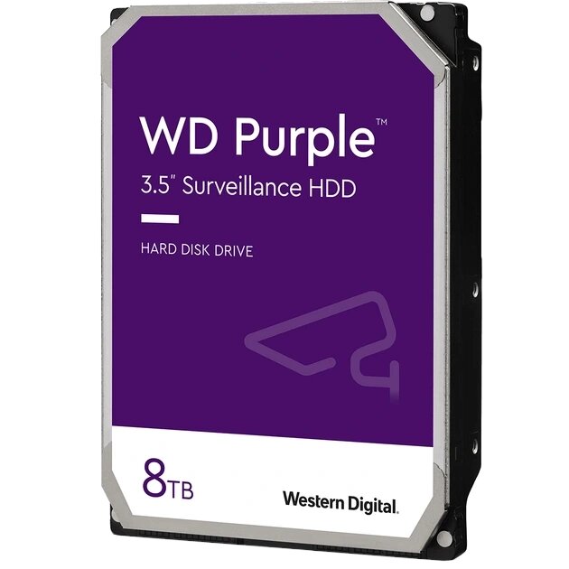 Жорсткий диск 3.5" WD85PURU-78, 8 ТБ, SATA 3, 6 ГБіт/с, кеш 256 МБ від компанії Price Killer - фото 1