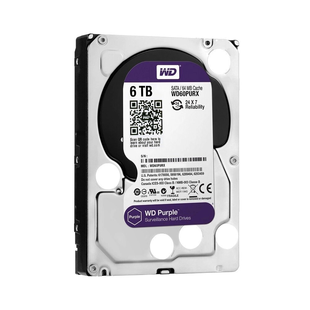 Жорсткий диск Western Digital 6TB Purple (WD60PURX) від компанії Price Killer - фото 1