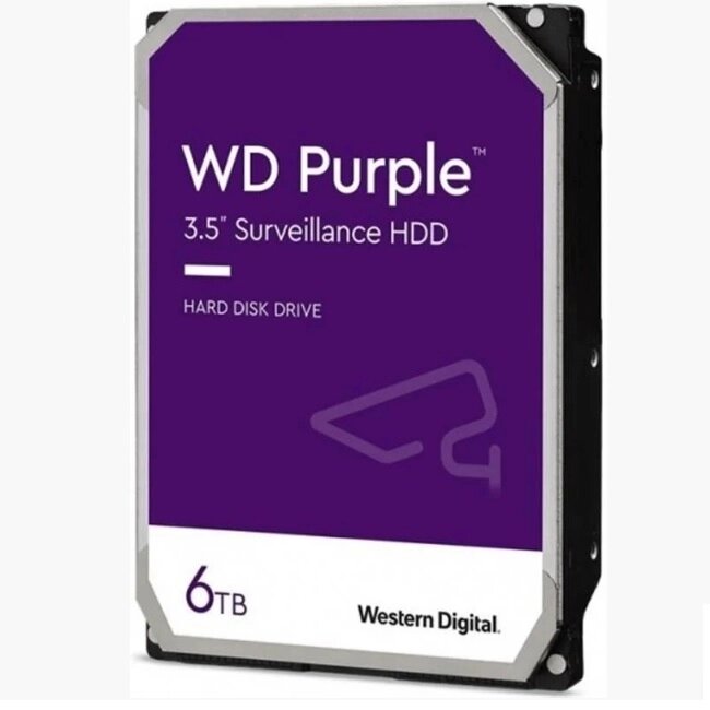 Жорсткий диск Western Digital Purple 6TB 5400rpm 256MB WD64PURZ 6Gb/s від компанії Price Killer - фото 1