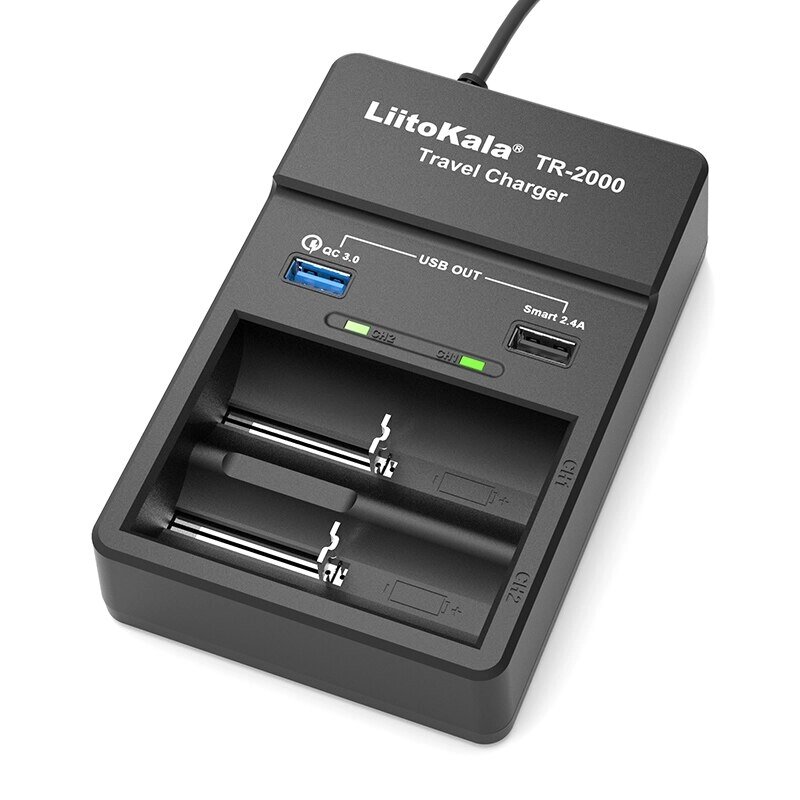 ЗУ універсальне Liitokala Lii TR-2000 + USB1-QC 3.0, USB2-5V 2.4 A від компанії Price Killer - фото 1