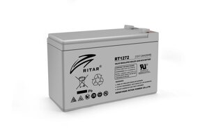 Акумуляторна батарея AGM RITAR RT1272, Gray Case, 12 V 7.2 Ah (151 х 65 х 94 (100Q10