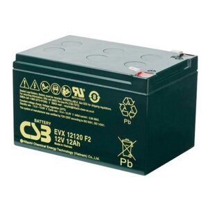 Акумуляторна батарея CSB EVX12120, 12 V 12 Ah (151х98х94(100) мм, Q6