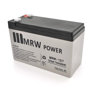 Акумуляторна батарея Mervesan MRV-12/7 12 V 7 Ah ( 150 x 65 x 95 (100 Gray Q8