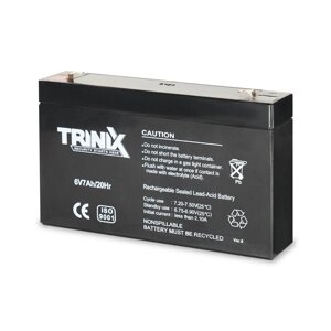 Акумуляторна батарея 6В 7Аг Trinix 6V7Ah/20Hr AGM свинцево-кислотна (44-00057)