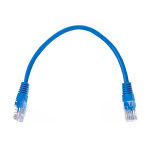 Патч-корд мережевий E-NET UTP, RJ-45, CAT. 5/CAT. 6, 0.5m (25-00102)