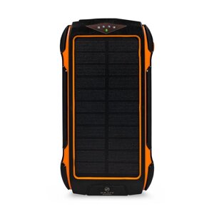 Повербанк з сонячною панеллю 20000mAh Power Bank Kraft KPB-U1820WCS Orange бездротова зарядка (43-00067)