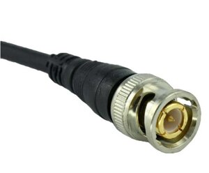 Роз'єм живлення двожильний BNC-M =кабель завдовжки 15 см, Black, OEM Q50