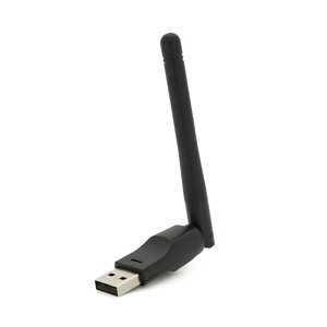 USB Wi-Fiантена для Т2, 150Mbps, 2.4 GHz, Black, Blister