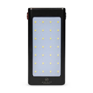 Повербанк 90000mAh Power Bank Kraft KPB-2490FCL Black 22.5W QC3.0 LED-ліхтар (43-00088)