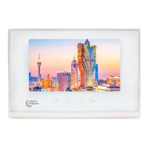 Відеодомофон MACAO FHD wifi WHITE light vision (82-00204)