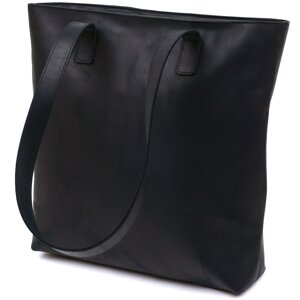 Вінтажна шкіряна жіноча сумка Shvigel 16347 Чорний