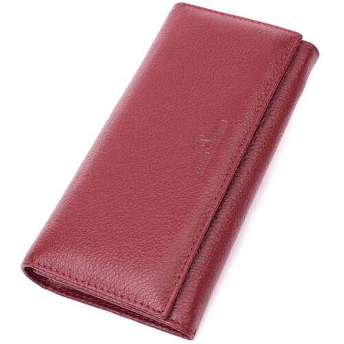 Жіночий оригінальний гаманець із натуральної шкіри ST Leather 22522 Бордовий