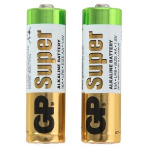 Батарейка GP LR6 AA 1.5V Super Alkaline
