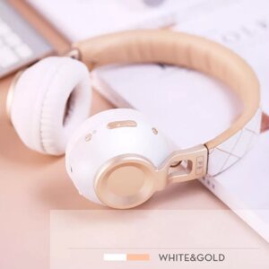 Навушники бездротові Sound Intone Picun P8 White-Gold