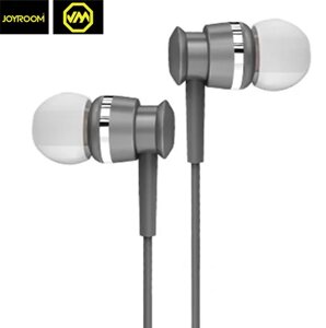 Навушники дротові JOYROOM JR-EL122 з мікрофоном Gray