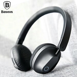 Оригінальні Bluetooth-навушники гарнітура Baseus Encok D01 Gray