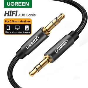 Оригінальний аудіокабель Ugreen AV112 AUX Jack 3.5 — Jack 3.5 1 метр Black