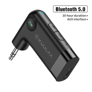 Приймач KUULAA KL-YP08 Bluetooth 5.0, 3.5 мм, AUX-роз'єм, передавач для авто, ПК, навушників