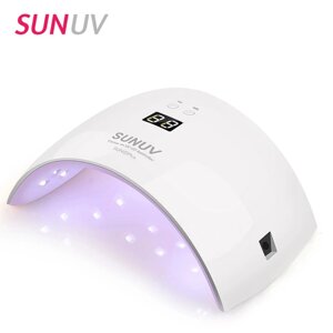 УФ LED лампа для маникюра SUNUV Sun9X Plus Pink
