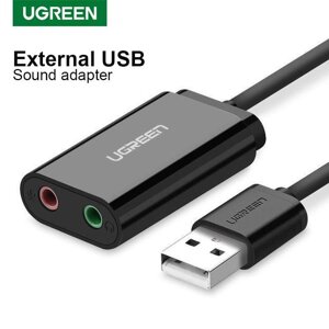 UGREEN US205 зовнішня звукова карта USB Black