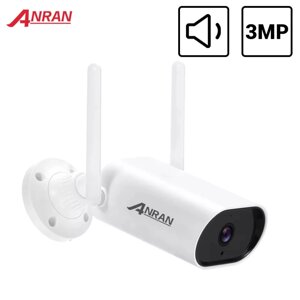 Вулична WiFi / IP камера ANRAN 3MP з підтримкою microSD водонепроникна IP66 White