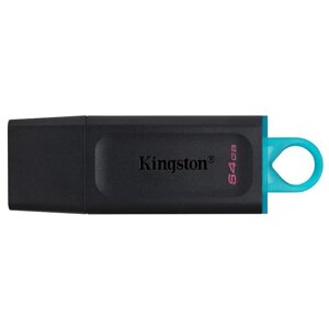 USB накопичувач Kingston DataTraveler Exodia 64GB USB 3.2 Gen 1 Black/Teal (DTX/64GB)