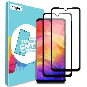 Захисне скло TOPK для смартфона Xiaomi Redmi Note 7 / Note 7 Pro (Full cover) Black