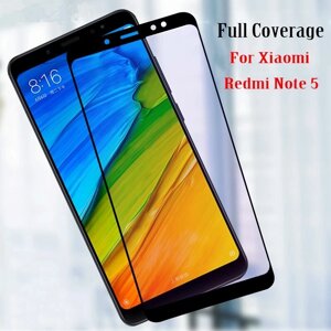 Захисне скло Xiaomi Redmi Note 5 Black загартоване Full Cover