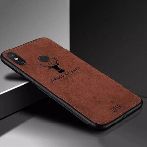 Захисний чохол Deer для Xiaomi Redmi Note 8 з вологовідштовхувальним покриттям Brown