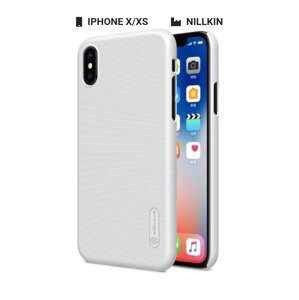 Захисний чохол Nillkin для Apple iPhone X/ iPhone XS Frosted Shield Series + захисна плівка White