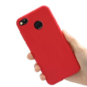 Захисний силіконовий чохол Xiaomi Redmi 4X Red