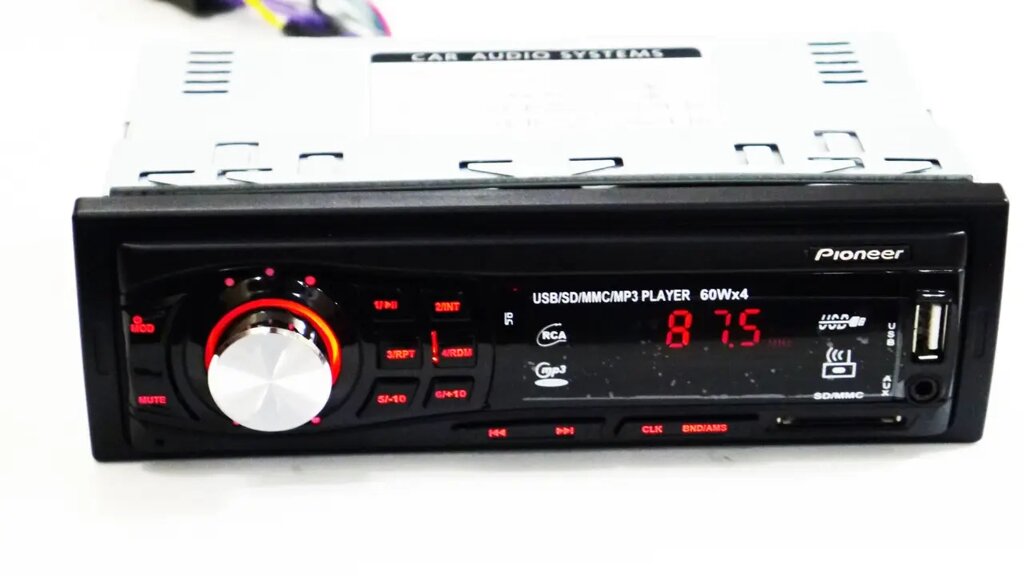 Автомобільний радіо Pioneer MVH-4006U ISO - MP3 Player, FM, USB, SD, AUX від компанії Магазин "Astoria-gold" - фото 1