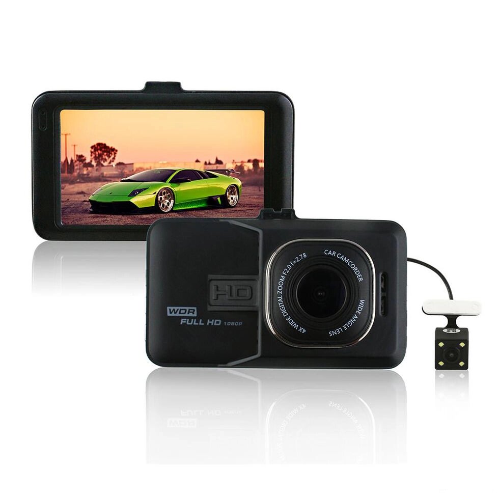 Автомобільний реєстратор FH06H + виносна камера HD1080P Full HD, 1920x1080 30к. Кращу пропозицію! від компанії Магазин "Astoria-gold" - фото 1
