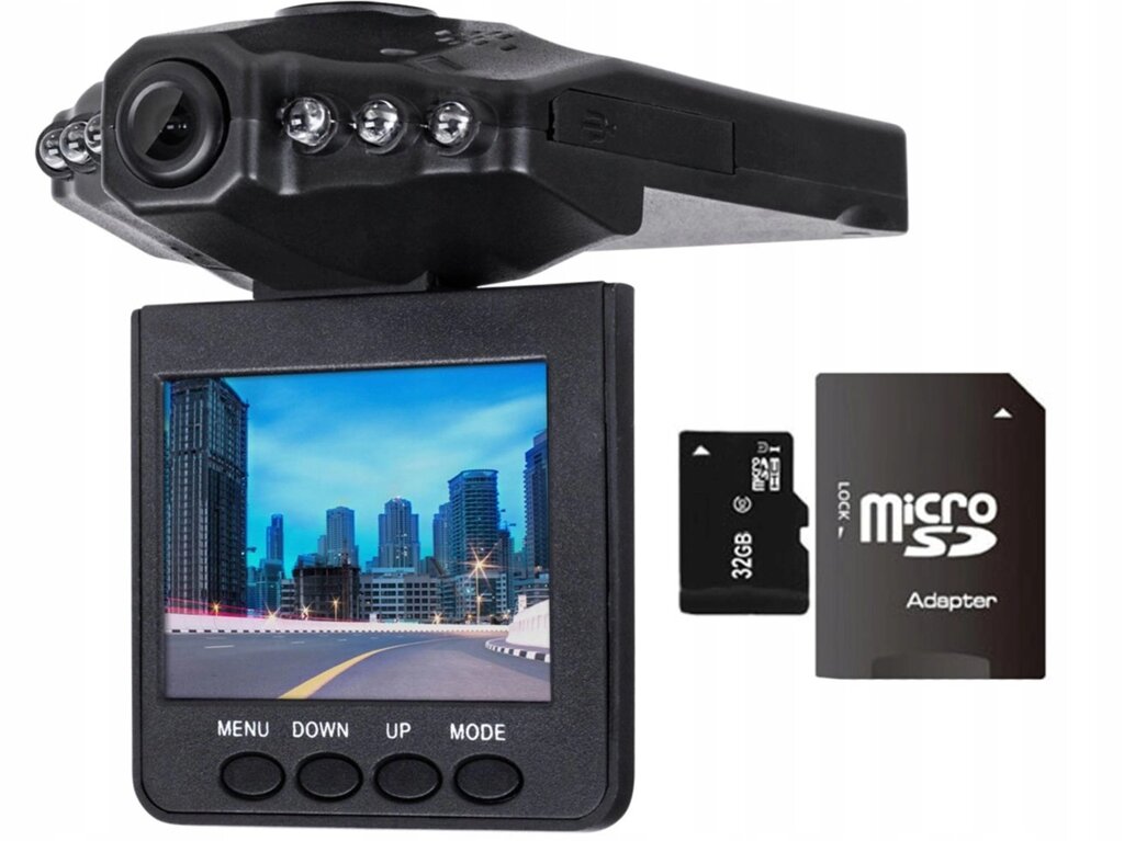 Автомобільний реєстратор з камерою HD, MICRO SD 32GB від компанії Магазин "Astoria-gold" - фото 1