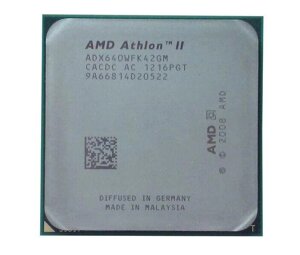 Б/у процесор AMD athlon II X4 640 4 ядра, 3.0 ghz, sam3 / AM2+ADX640WFK42GM)