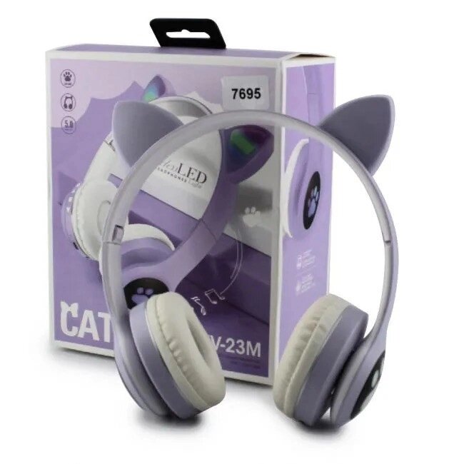Бездротові навушники MDR VIV-23M BT BIG CAT EAR з вушками від компанії Магазин "Astoria-gold" - фото 1