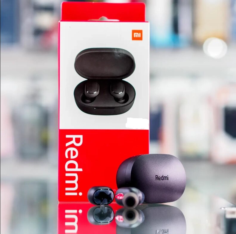 Бездротові навушники Xiaomi Redmi Airdots 2 оригінал чорні від компанії Магазин "Astoria-gold" - фото 1