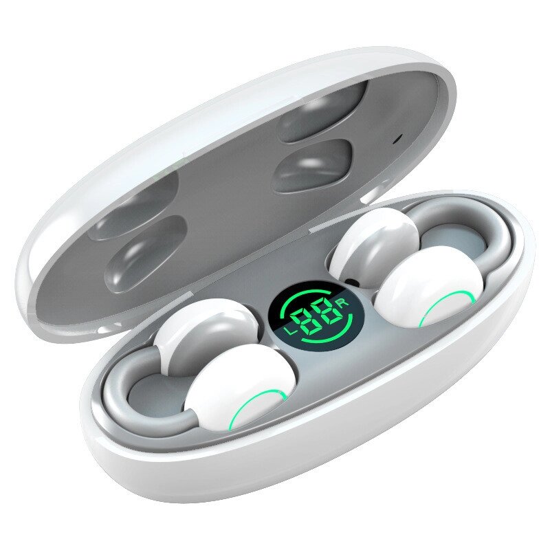 Бездротові спортивні навушники з кліпсою T2 (Y18) шумозаглушення білі від компанії Магазин "Astoria-gold" - фото 1