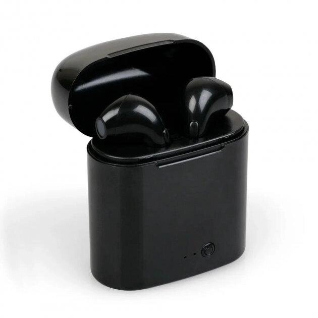Bluetooth-гарнітура MDR Double I7S TWS BT з кейсом чорні від компанії Магазин "Astoria-gold" - фото 1