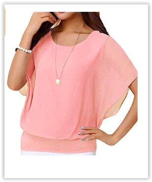 Блузка жіноча шифонова, хіт продажів в США, розмір xs-xxl, рожевий від компанії Магазин "Astoria-gold" - фото 1