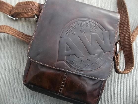 Чоловіча сумка-планшетка бренд Always Wild (коричневий) від компанії Магазин "Astoria-gold" - фото 1