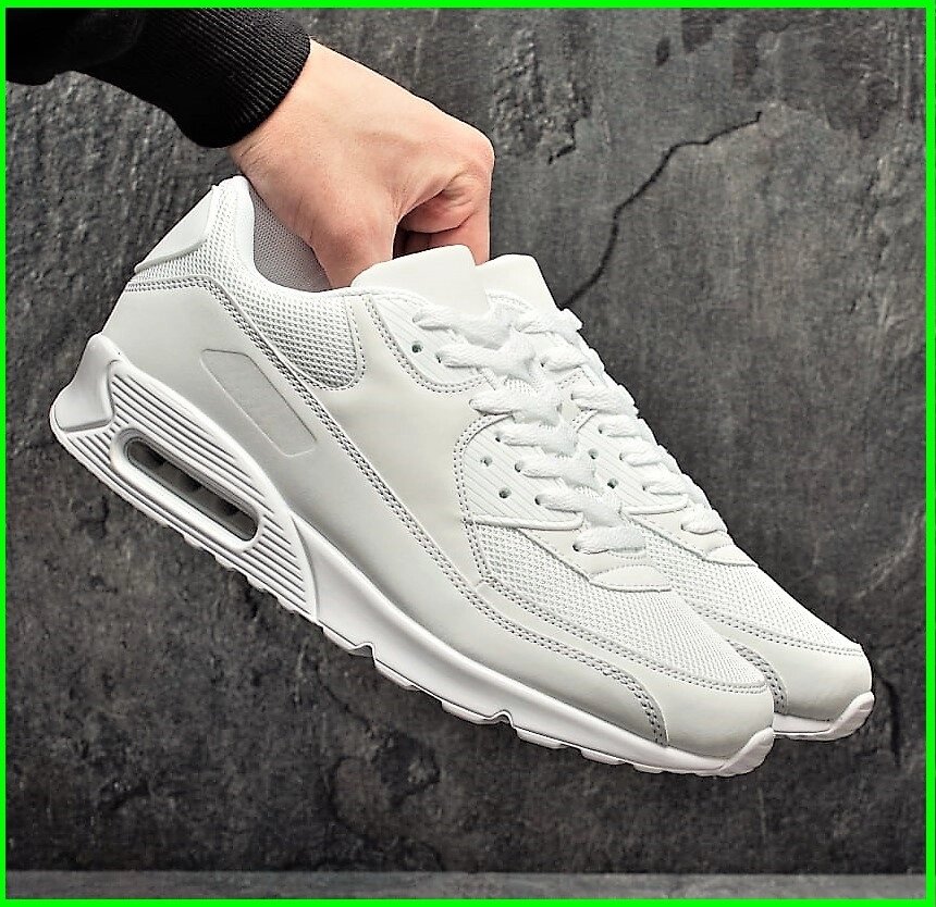 Чоловічі Білі Кросівки в стилі N! ke з Амортизацією (розміри: 45) - 18-2 від компанії Магазин "Astoria-gold" - фото 1