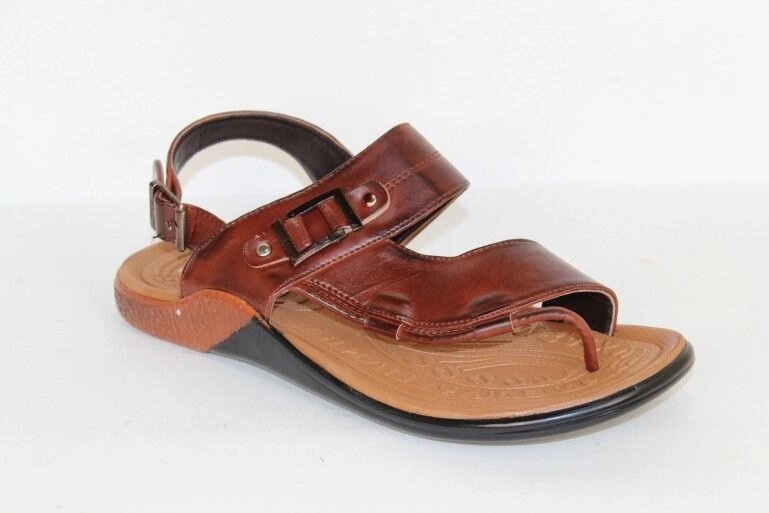 Чоловічі сандалі 41-46 в коричневому кольорі Розпродаж! від компанії Магазин "Astoria-gold" - фото 1
