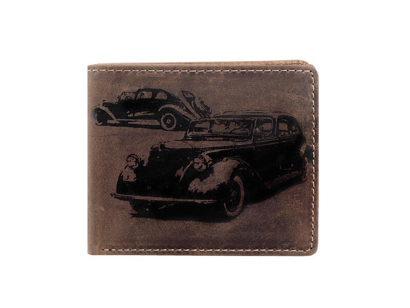 Чоловік гаманець Always Wild з машиною brown від компанії Магазин "Astoria-gold" - фото 1