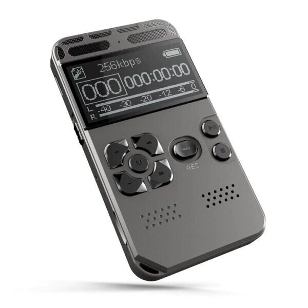Диктофон цифровий з активацією голосом Lyker V35 Mp3, VOX, 30 годин запису 16 ГБ від компанії Магазин "Astoria-gold" - фото 1