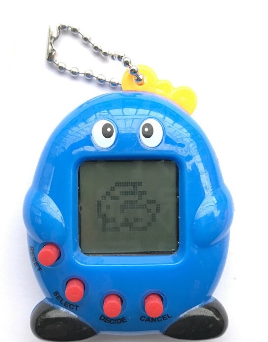 Дитяча іграшка брелок Тамагочі Tamagotchi електронна кишенькова тварина синій від компанії Магазин "Astoria-gold" - фото 1