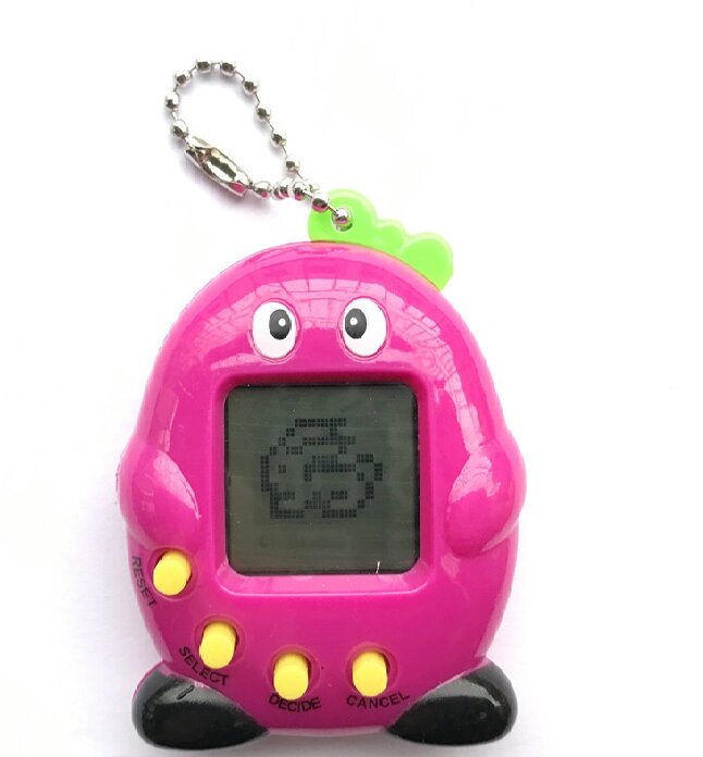 Дитяча іграшка брелок Тамагочі Tamagotchi легендарна кишенькова тварина рожевий від компанії Магазин "Astoria-gold" - фото 1