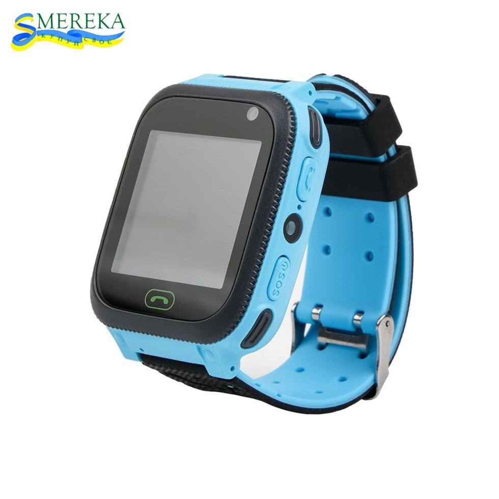 Дитячі розумні годинники Smereka F3 оригінал (GPS + батьківський контроль) Синя гарантія 12 місяців від компанії Магазин "Astoria-gold" - фото 1