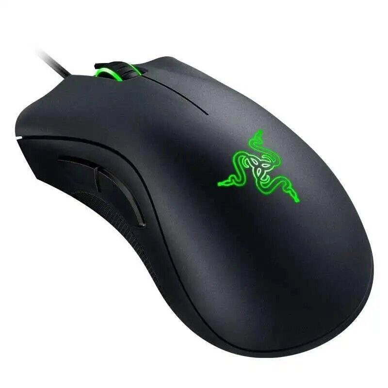 Дротова ігрова миша Razer Deathadder Essential, оптичний датчик, 5 незалежних кнопок для ноутбука, ПК від компанії Магазин "Astoria-gold" - фото 1